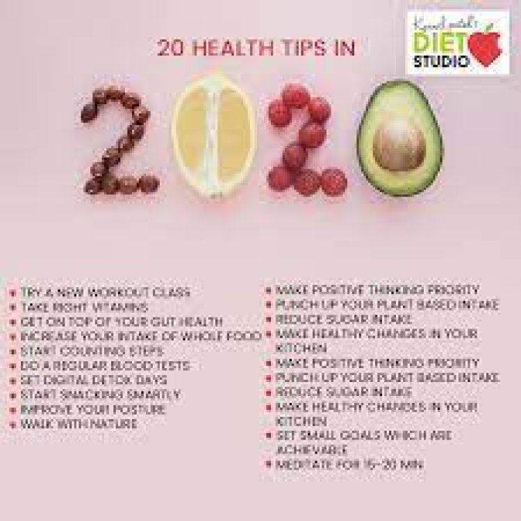 20 health tips for 2020