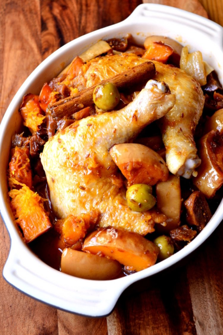Chicken and Butternut Squash Tagine